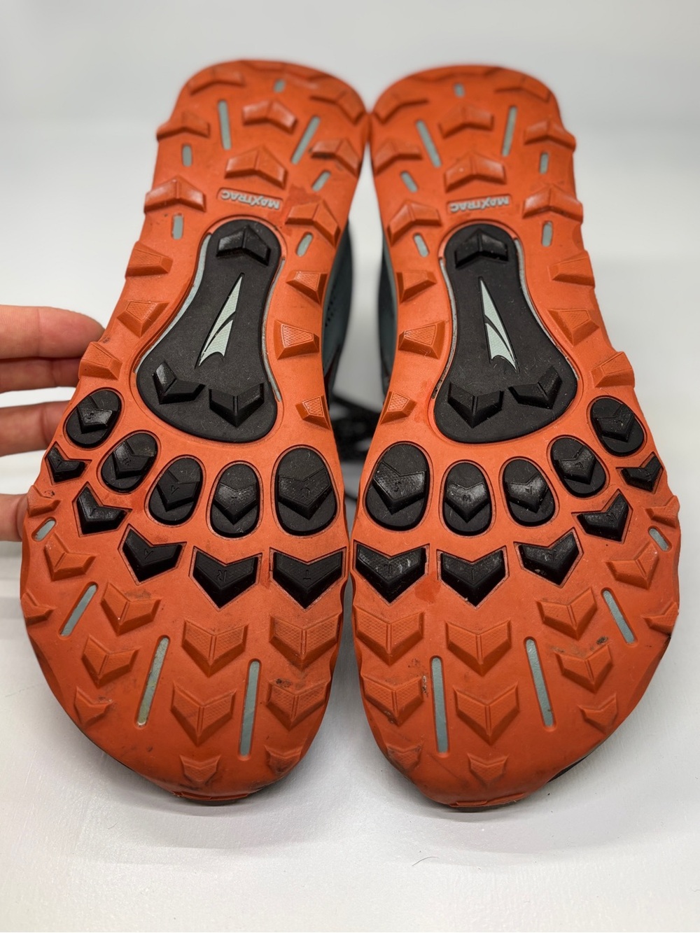 Altra Lone Peak 5 Trail Running Shoes Gray Orange Men’s US 9 Zero Drop - Picture 3 of 16